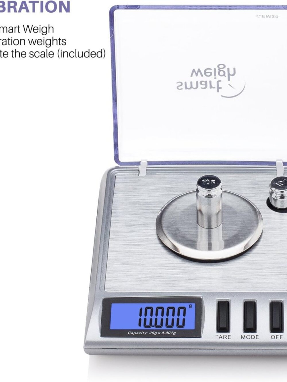 20g x 0.001 Grams, High Precision Digital Milligram Jewelry Scale, Reloading, Je - Picture 6 of 8